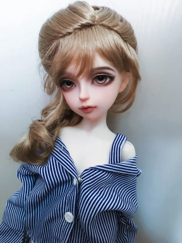 D01-P440 детская игрушка ручной работы 1/6 1/4 1/3 аксессуары для кукол BJD/SD кукольный парик витой винтажный Плетеный волос 1 шт