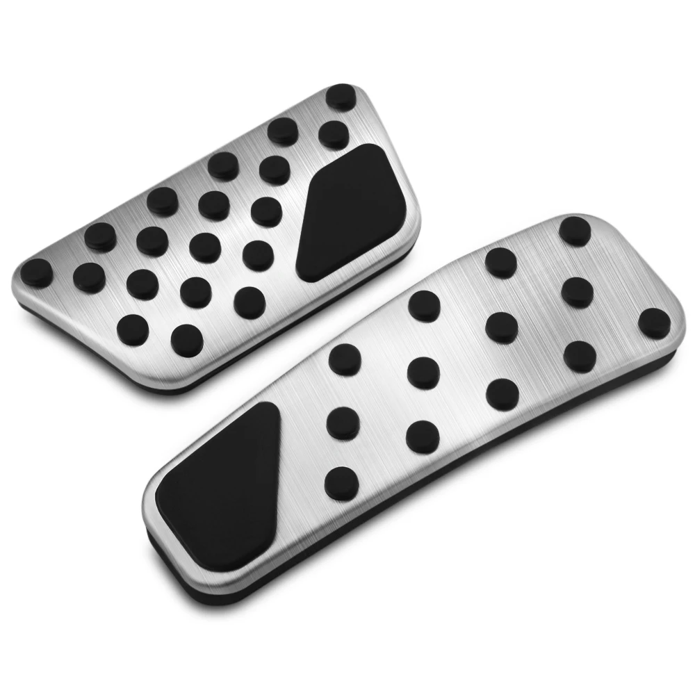 

Car Antiskid Pad Accelerator Gas Fuel Brake AT Pedal Cover Set For Dodge Challenger Charger Chrysler 300 2009+ Accessories