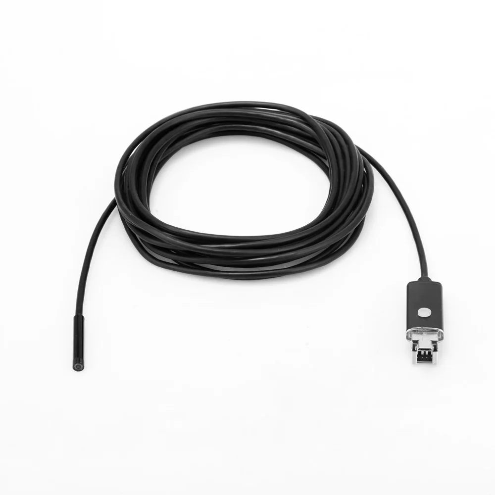 USB эндоскоп с 6 светодиодами 5 м мм|Микроскопы| |