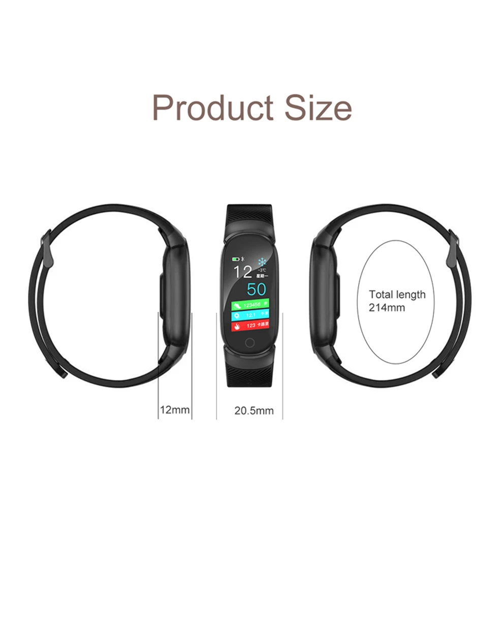 LYKRY Women Smart Watch Sport Pedometer Smartwatch Heart Rate Blood Pressure Oxygen Monitor Fitness Tracker Call Alarm Reminder (16)