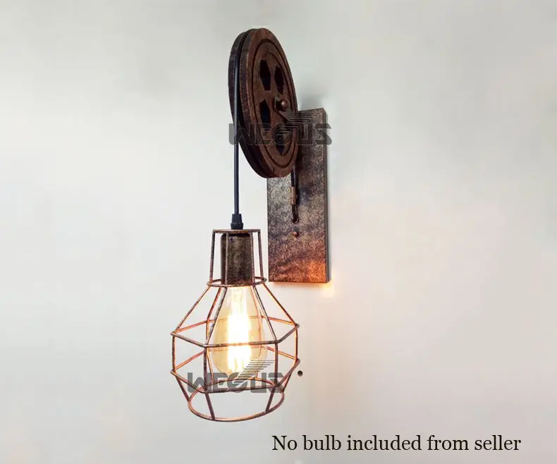 Ferro do Vintage Design da Lâmpada Luz de Parede Interior Luminária Flexível Retro Quarto Parede Loft Levantamento Industrial Arandela Sutiã ce E27 15 Luminárias de parede