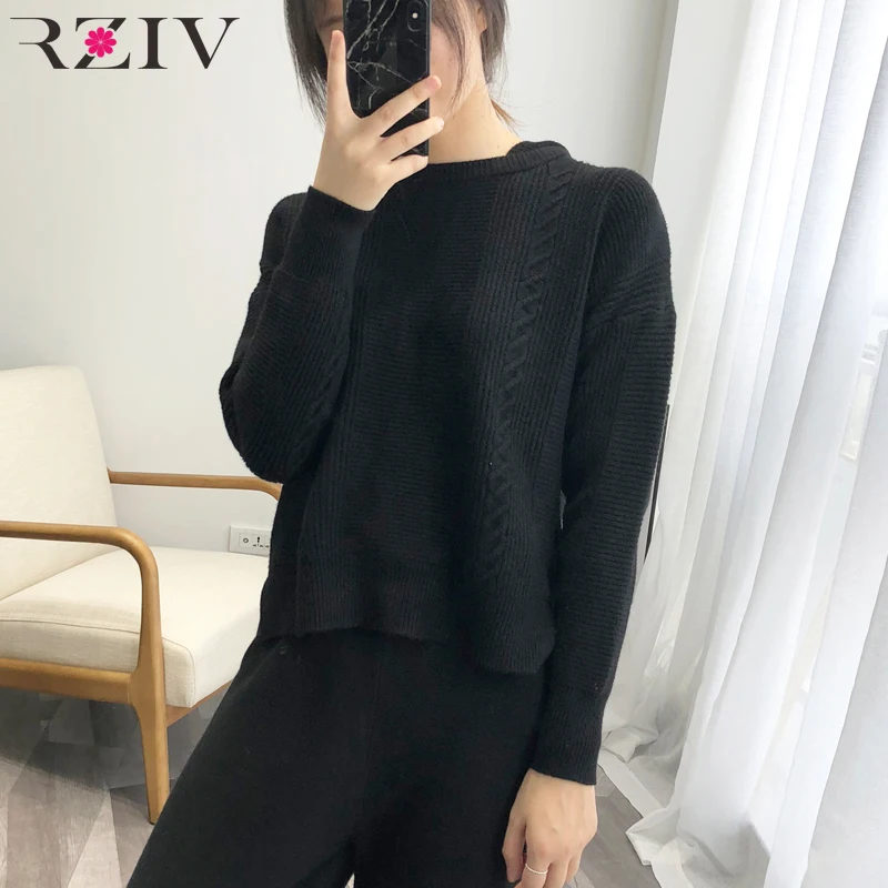 

RZIV fall hoodies womans tops pullovers and knitted top womens jumpers