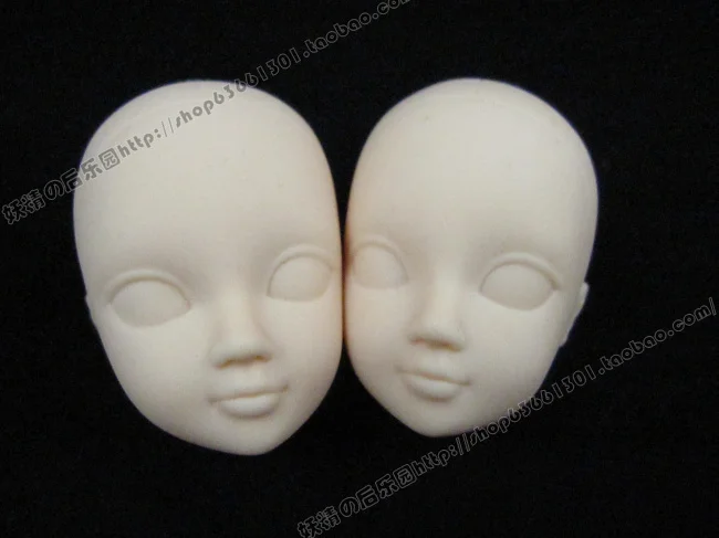 

Soft Resin Plastic Open Eye Practice Makeup Doll Heads 1/6 White Double-fold Eyelid Heads For BJD Doll's Practicing Makeup