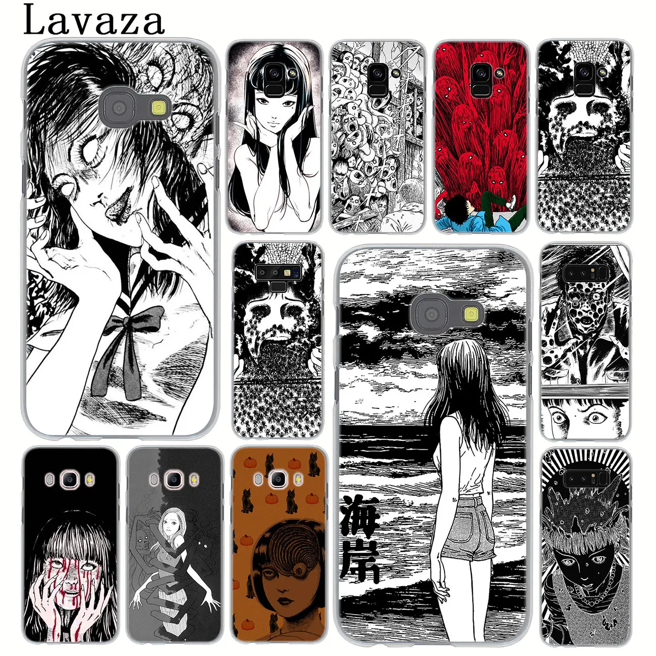 

Lavaza Junji Ito Tees Horror Phone Case for Samsung Galaxy Note 10 + 9 8 A9 A8 A7 A6 Plus 2018 A3 A5 2015 2016 2017 Cover