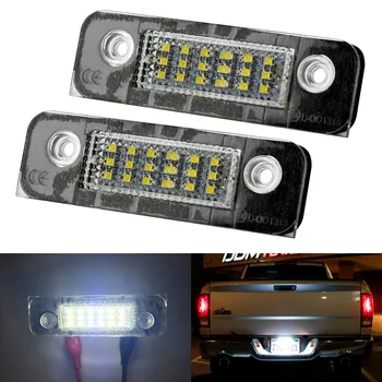 

2pcs Car Led Number License Plate Light 12V For Ford fiesta mondeo MK2 Fusion Rear Trunk Warning Lights Car Styling Accessories