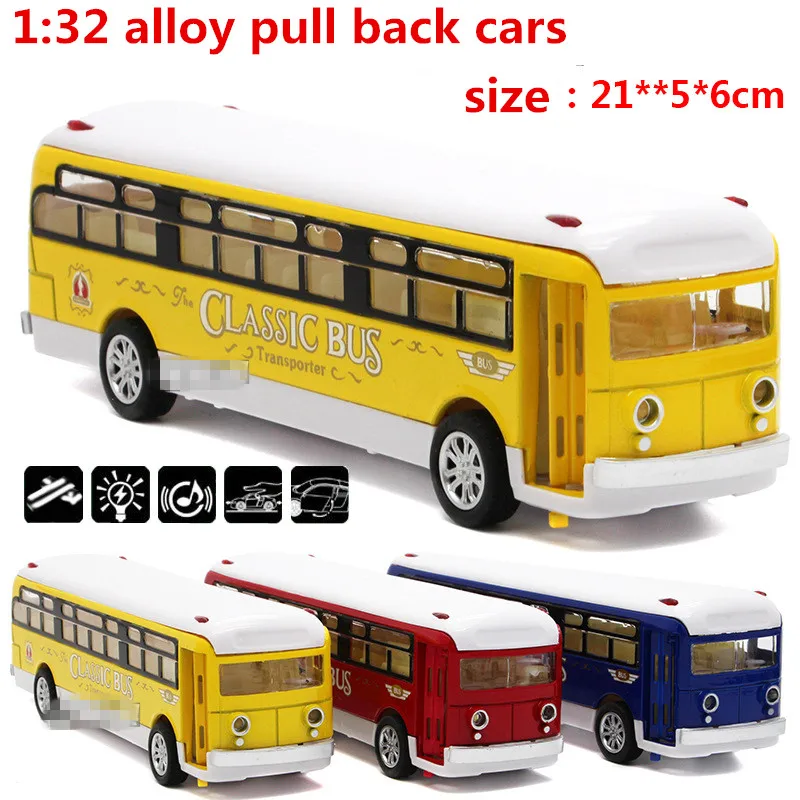 1:32 alloy pull back cars,high simulation school buses,metal casting ...