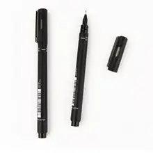 1 шт. черный пигмент лайнер Fineliner водонепроницаемый аниме, комикс Рисование чернил ручка для рисования не цветущие прочные художественные маркеры