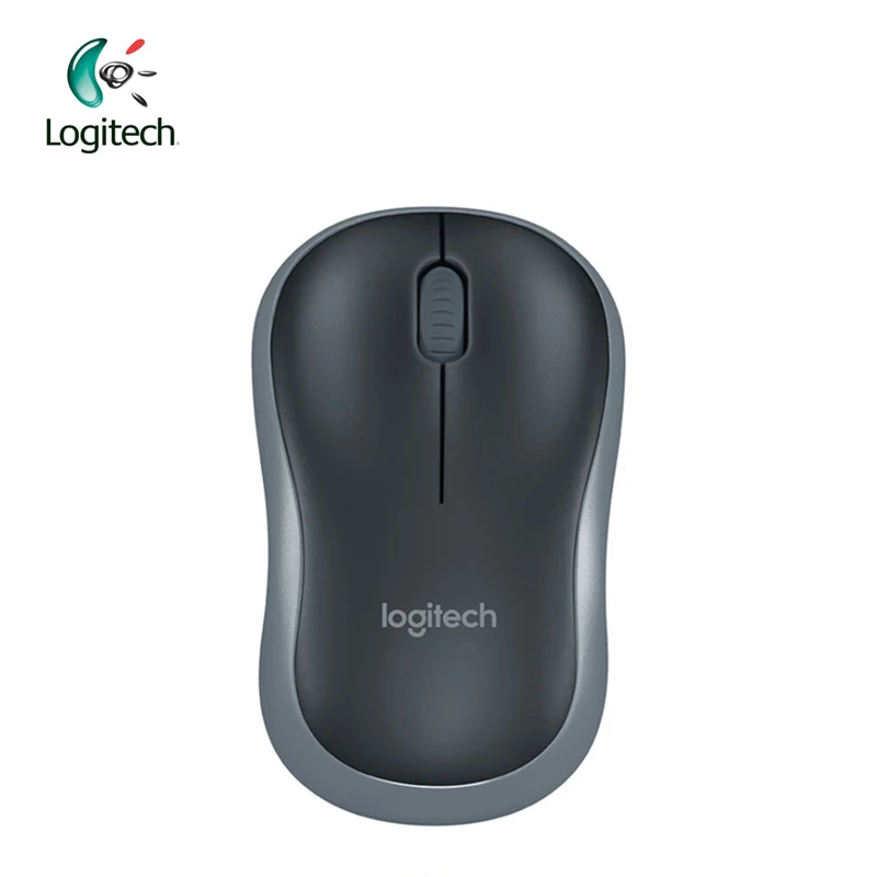 Беспроводная мышь Logitech M186 2 4G с эргономичным нано ресивером 1000 точек/дюйм две руки