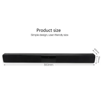 ELE ELEOPTION 20W Wireless Column Bluetooth-compatible Speaker TV Soundbar Stereo Sound Home Theater Sound Bar TF USB For TV PC 6