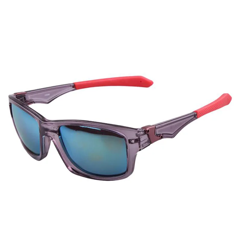 TOPSPORTS спортивные солнцезащитные очки для велоспорта PC линзы UV400 Защитные очки для глаз мужские солнцезащитные очки для вождения женские велосипедные очки - Цвет: Серый
