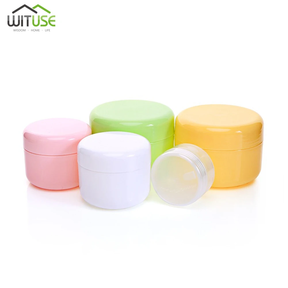 

10Pcs 20g/50g/100g Storage Jars Refillable Bottles Plastic Empty Makeup Jar Pot Travel Face Cream Lotion Cosmetic Container