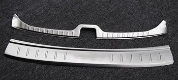 

Car styling Stainless Steel Rear Bumper outside Protector Sill Trunk Pedals Tread Plate Trim For Volvo XC60 2009-2017