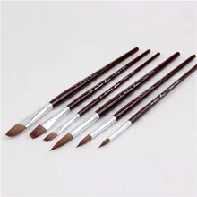 MANET boutique Wolf кисти для рисования акварель гуашь краска ing три круглых три плоских набора кисть для живописи художественная ручка