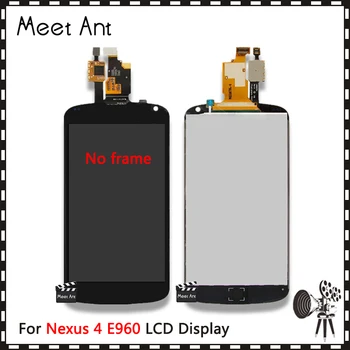 

High Quality 4.7'' For LG Google Nexus 4 E960 LCD Display Screen With Touch Screen Digitizer Assembly