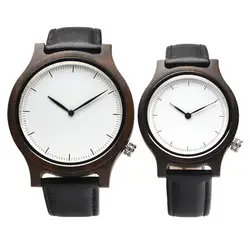 Деревянные часы мужские наручные часы минималистский дизайн пары подарки легкий моды Винтаж кварцевые часы для женщин