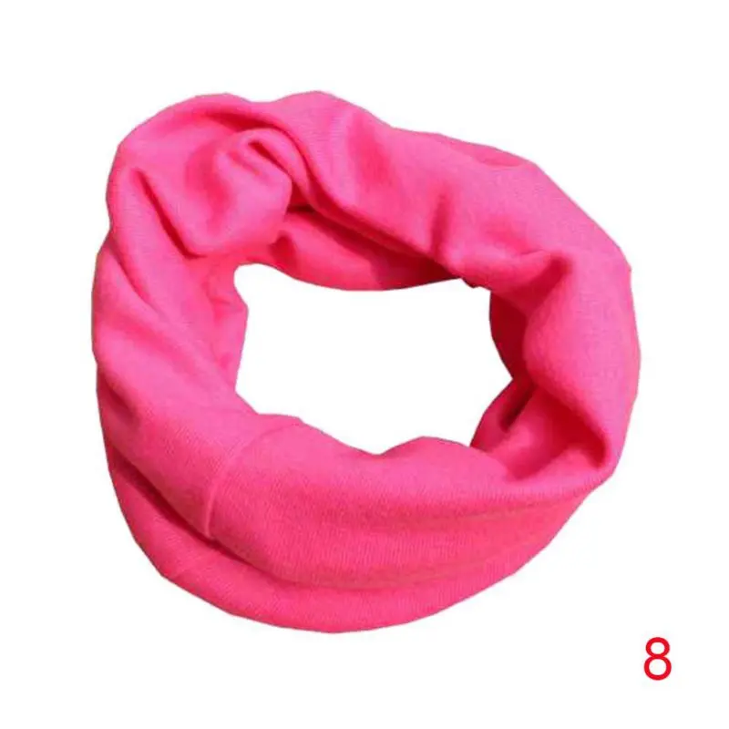Детские аксессуары для маленьких девочек и мальчиков, шарф с круглым вырезом, шарфы для малышей, Детские аксессуары, нагрудники, 18 цветов, Новинка - Цвет: rose red