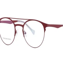 MONGOTEN унисекс Мода из нержавеющей стали полный обод прогрессивные мульти-фокусные линзы очки синий красный для дальнозоркости дальние очки для чтения