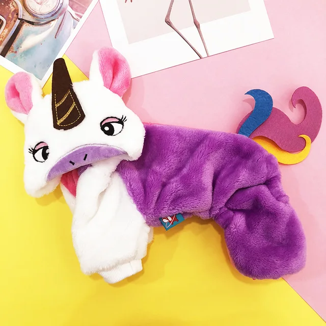 2018 Nuovo Inverno Pet Dog Vestiti di Cotone Morbido Caldo Arcobaleno Unicorn Ab 2018 Nuovo Inverno Pet Dog Vestiti di Cotone Morbido Caldo Arcobaleno Unicorn Ab