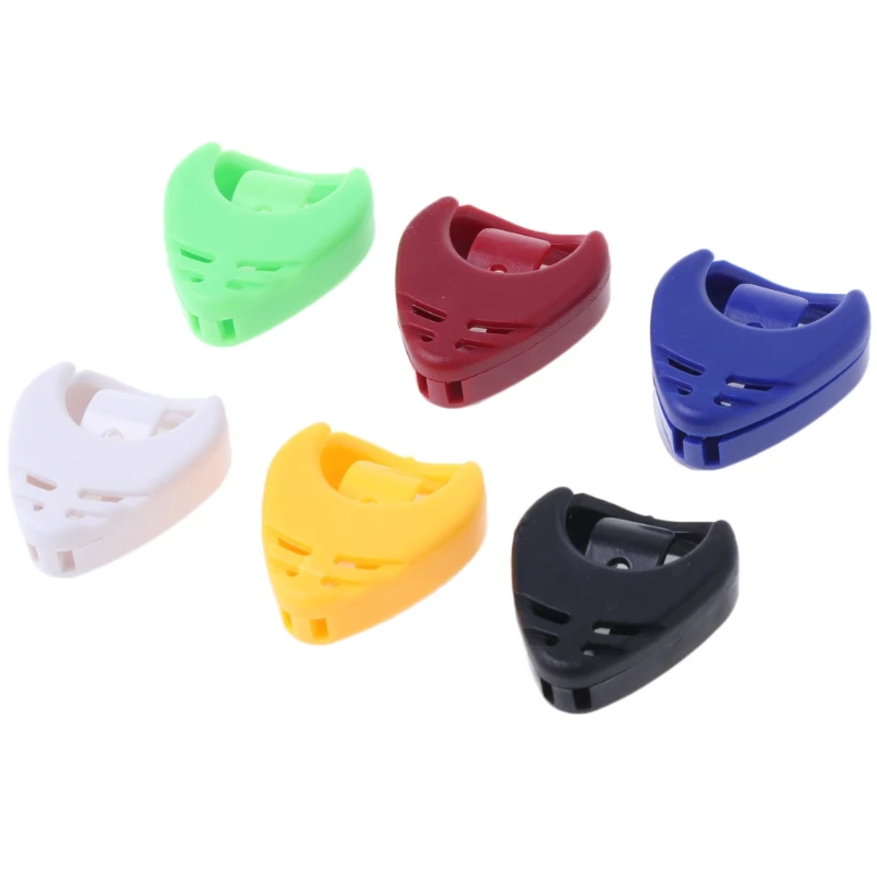 

5pcs Guitar Accessories Plectrum Heart Shaped Pick Holder Box Musical Instrument