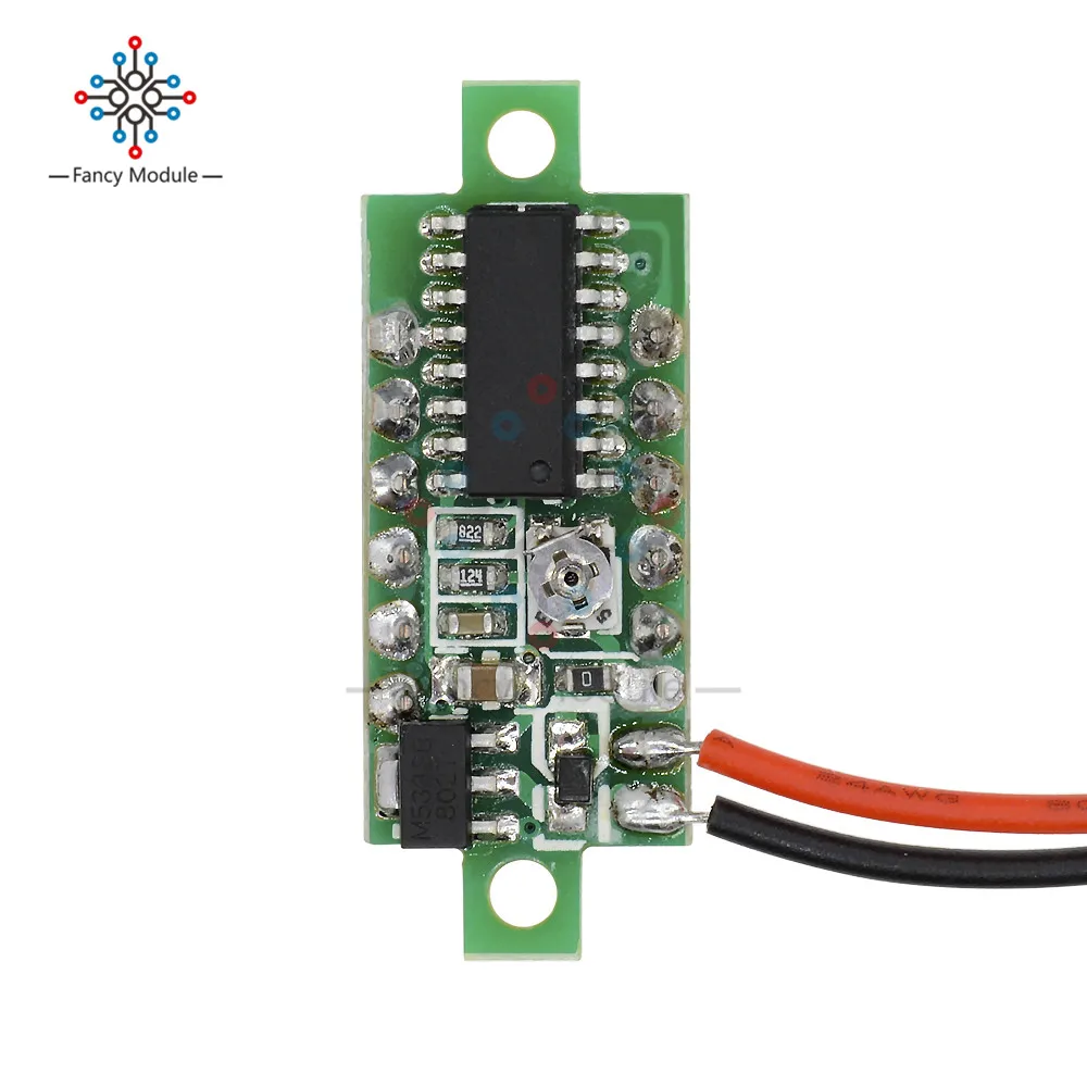 1 шт. 0,28 дюймов 2,5 V-30 V Мини цифровой вольтметр Напряжение метр тестер светодиодный Экран электронный Запчасти аксессуары Цифровой вольтметр
