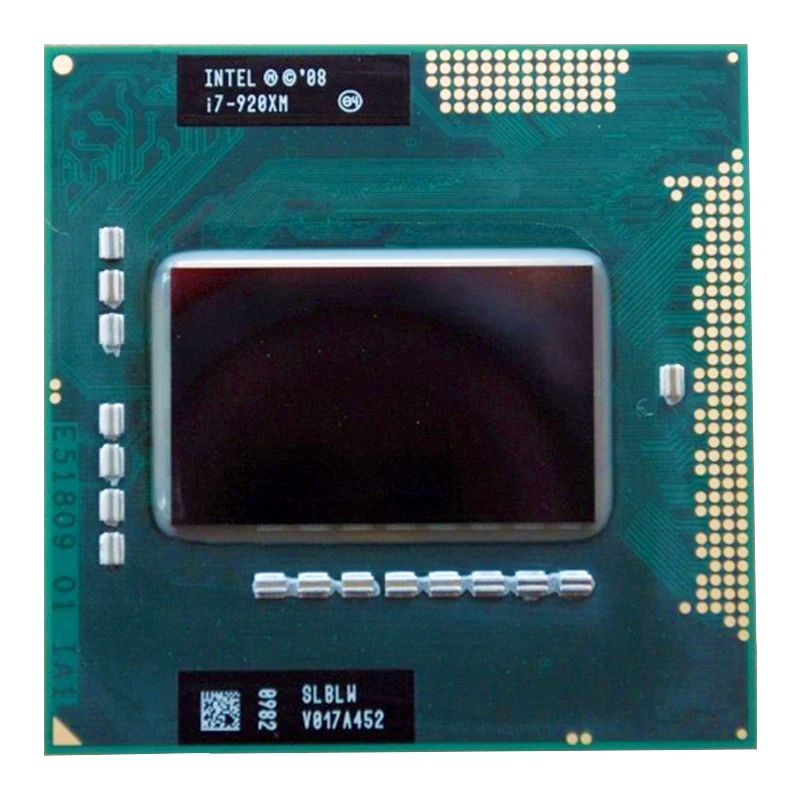 

Intel Core i7 920XM Processor core i7-920XM Extreme Edition PGA988A 8M 2.00-3.20 GHz Laptop CPU SLBLW