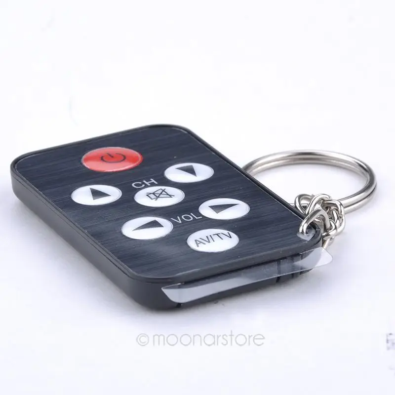 

1Pcs Key Ring Mini Universal Infrared IR TV Set Remote Control Keychain Key Ring
