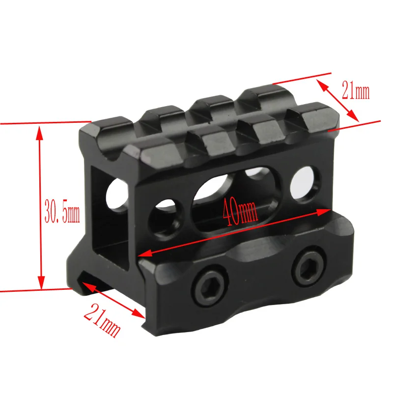 Стиль тактический рельс кронштейн для прицела крепление красный точка прицел Крепление подходит 20 мм Пикатинни