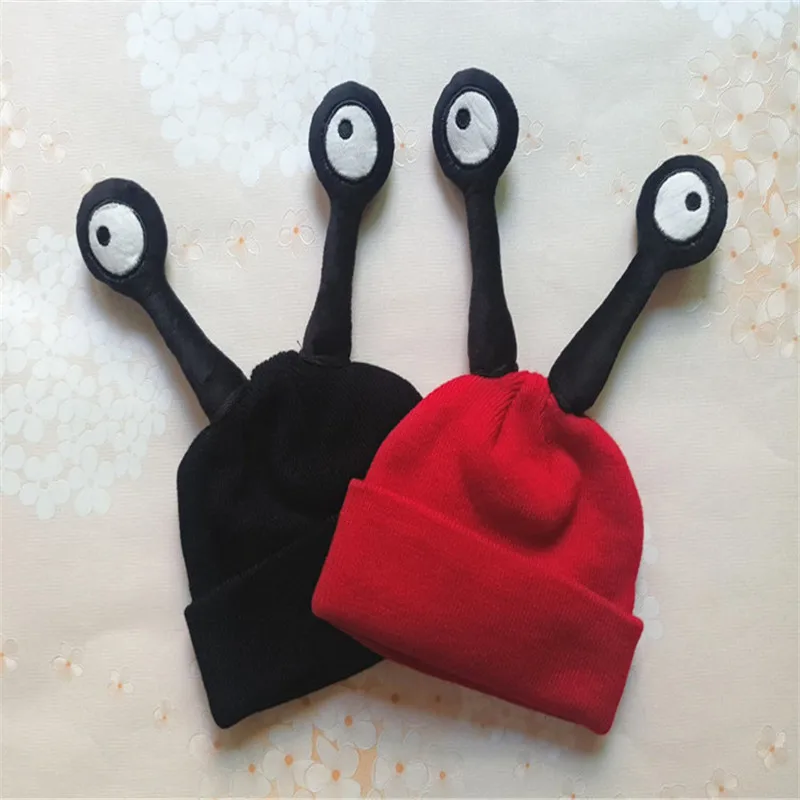 2017 Large Cartoon insect feelers Children knitted Hats boys girls ...