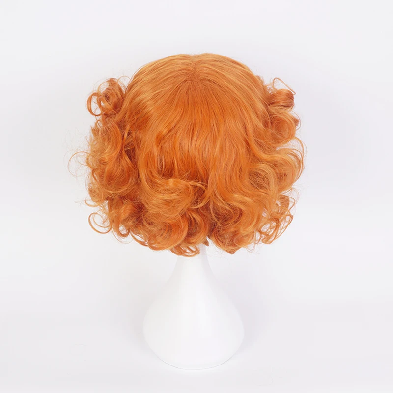 Алиса в стране чудес Mad Hatter оранжевый красный короткий кудрявый парик косплей костюм Таррант хайтоп термостойкие синтетические волосы парики