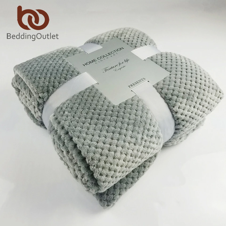 BeddingOutlet Фланелевое Флисовое одеяло мягкое розовое покрывало плюшевое для