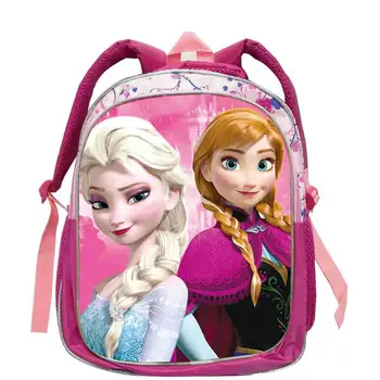 

Famous Cartoon Elsa Anna Schoolbag for Teenager Cute Girls Lovely Backpack Primary School bag Student Mochila Infantil