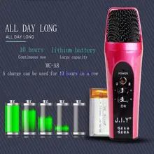 Джимми Профессиональный Мини конденсаторный микрофон проводной высококачественный звук Пение Запись микрофон для караоке компьютер телефон Mic