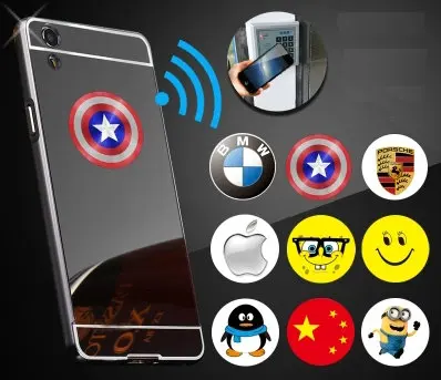 

UID/T5577/S50/M1 IC/ID Access Control Tags Writable Copy Card Stickers Labels for Mobile Phone Diameter 35mm
