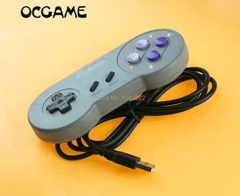 

OCGAME Hot Selling Retro USB Controller Super for Nintendo SNES USB Controller for PC for MAC Controllers SEALED