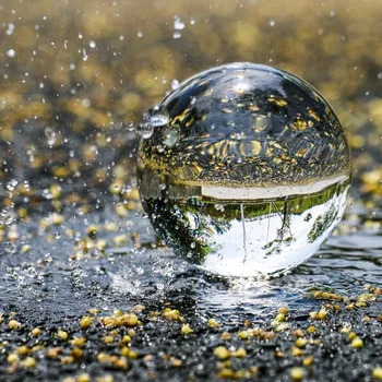 

K9 Crystal Ball with Stand Professional Photography Props Accessories Feng Shui Glass Sphere Meditation Divination Healing Globe