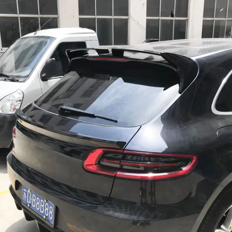 Авто задняя крыша из АБС внешний спойлер на крышу окна для Porsche Macan SUV 2015