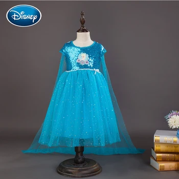 

Disney cotton ice romance ice snow queen Aisha sequin princess dress children birthday