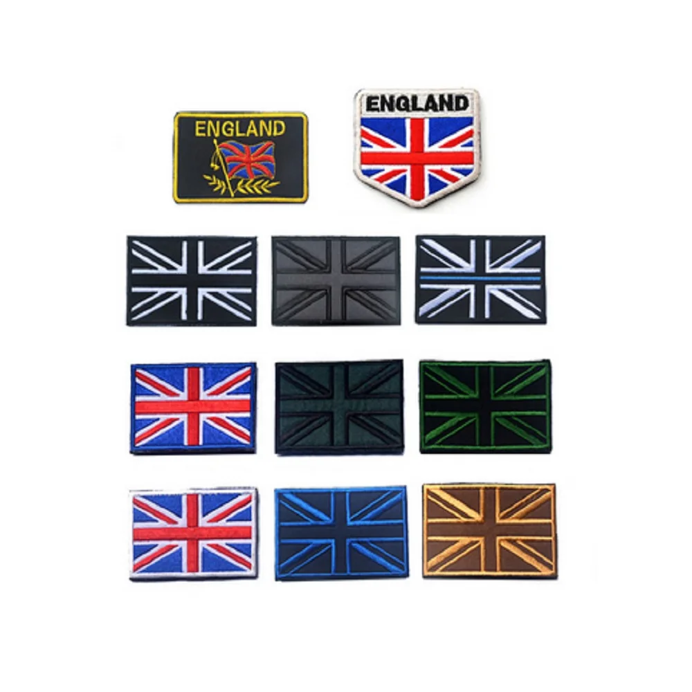 Gt Britain Union Jack embroidered Patch 12CM X 9CM 4 3/4" X 3 1/2" 