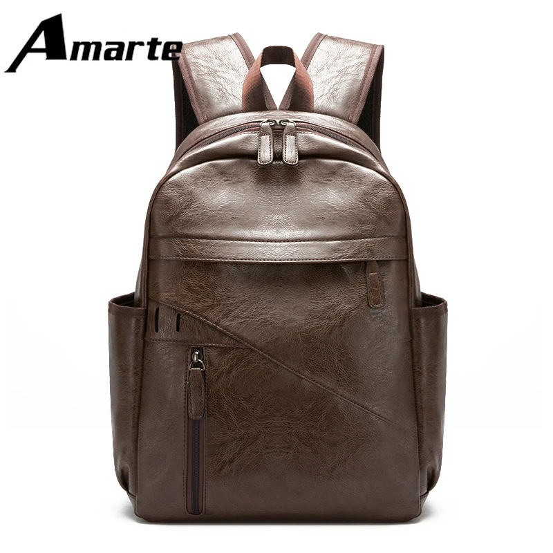 leather backpack rain
