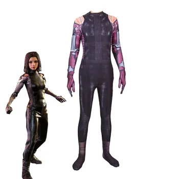 

Alita Cosplay Costume Spandex Lycra Zentai Kid Adult Halloween Carnival Women Jumpsuits Bodysuit