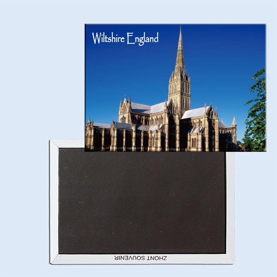 

Travel Refrigerator Magnets 78*54mm,Salisbury Cathedral, Wiltshire, England Travel Rigid Fridge Magnets 25021