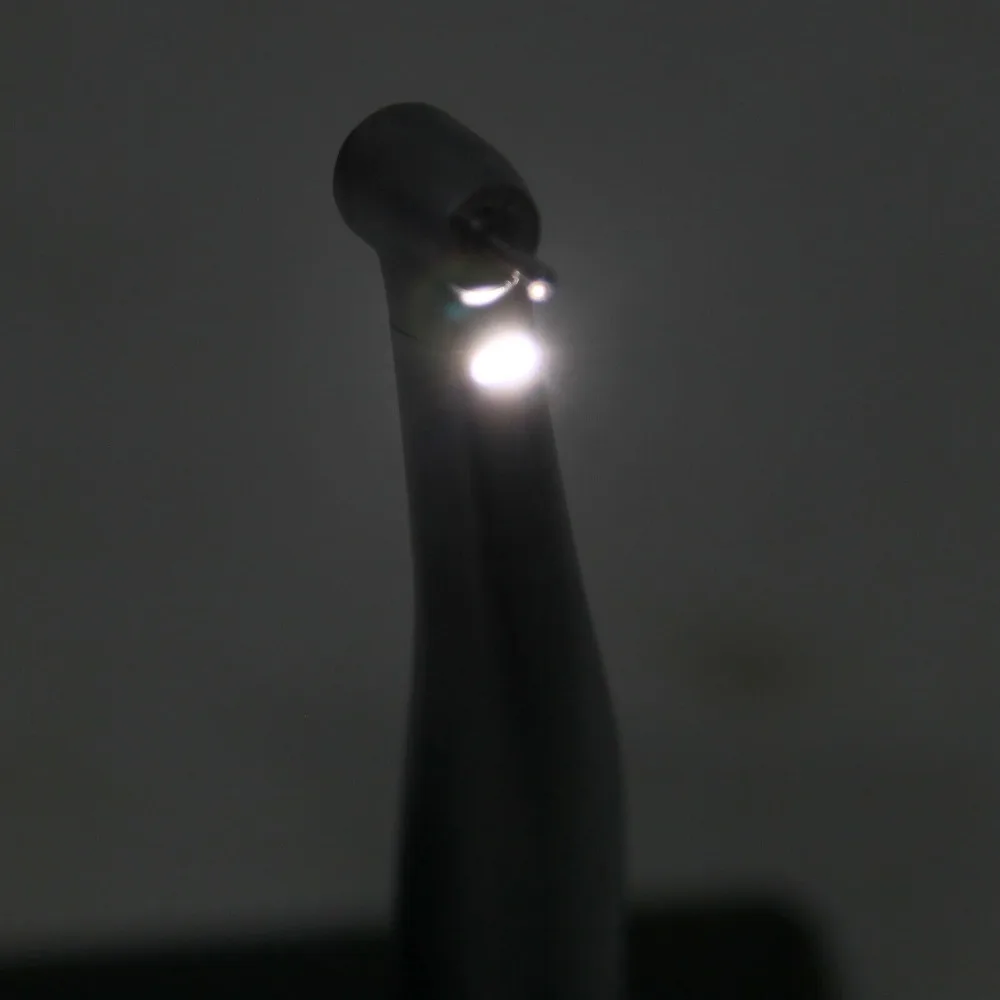  Dental 1:5 Electric Fiber Optic Led Contra Angle Handpiece Red Ring Fit Kavo NSK Turbine - 33019775025
