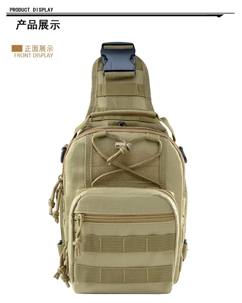 

Oxford Camouflage Field Sports Small Breast Pack One Shoulder Oblique Straddle Outdoor Tactical Brea st Pack
