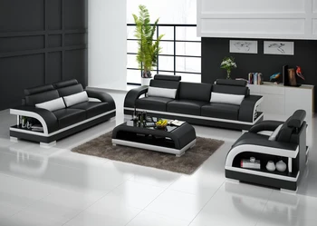 

G8011D House design sofa set,simple luxury style leather sofa set