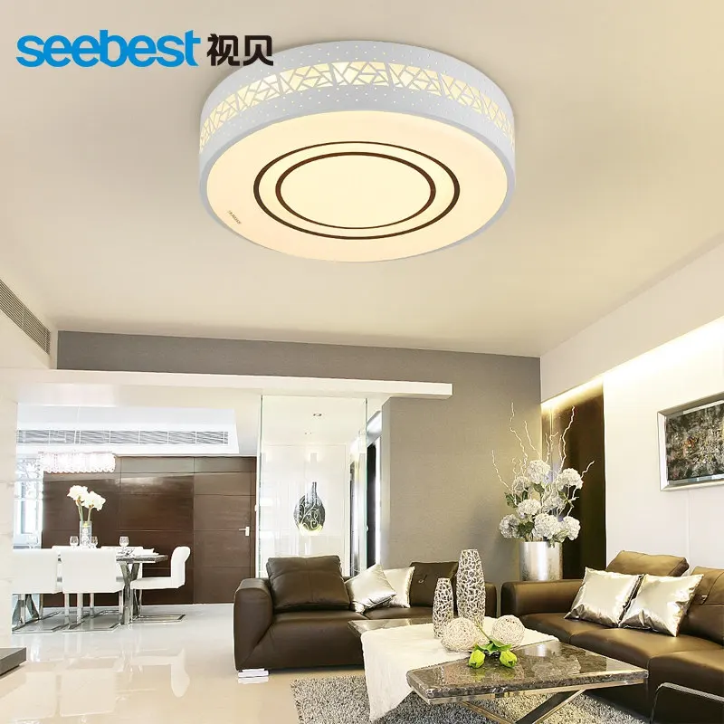 

seebest Simple style Ceiling light Remote Group Controlled Adjustable brightness Snow series