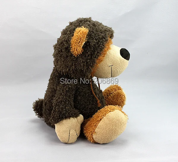 Милая плюшевая игрушка кукла Счастливый медведь одежда туалетное пальто подарок на день рождения 1 шт