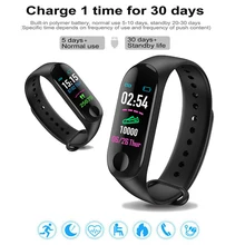 Smart Watch 0.96 Inch Color-screen Waterproof Blood Pressure Heart Rate Monitor Fitness Sport Bracelet WristBand P30