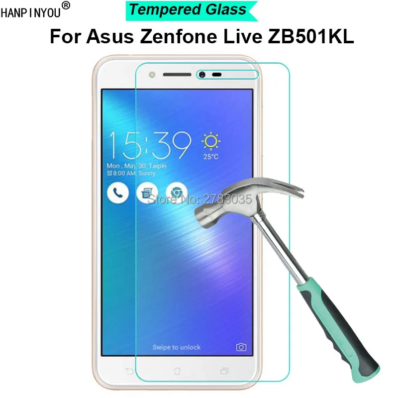 Для Asus Zenfone Live ZB501KL/3 Go 5 0 &quotновая твердость 9H 2.5D ультра-тонкая закаленная Защитная
