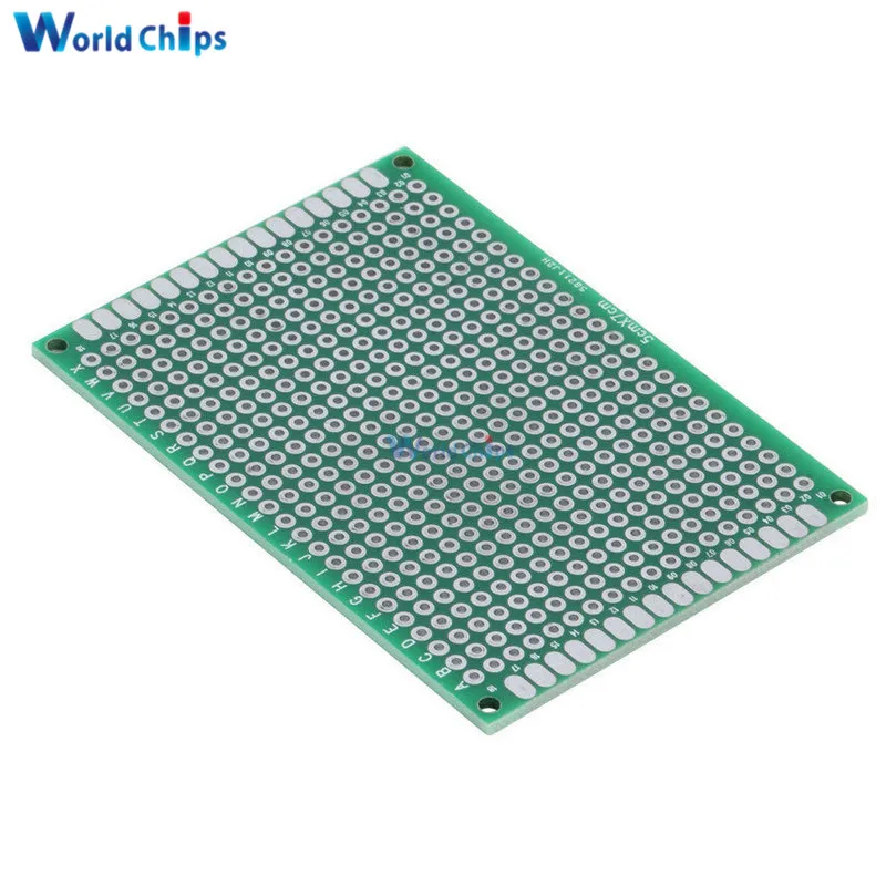 

5PCS Double Side 5x7 5 x 7 cm Prototype Universal FR-4 Glass Fiber PCB Board
