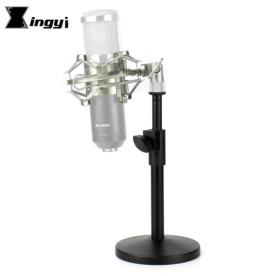 

Metal Desktop Shockmount Spider Microphone Holder Shock Mount Clip Mic Stand Shockproof Suspension For MXL 910 3000 KIT STUDIO 1